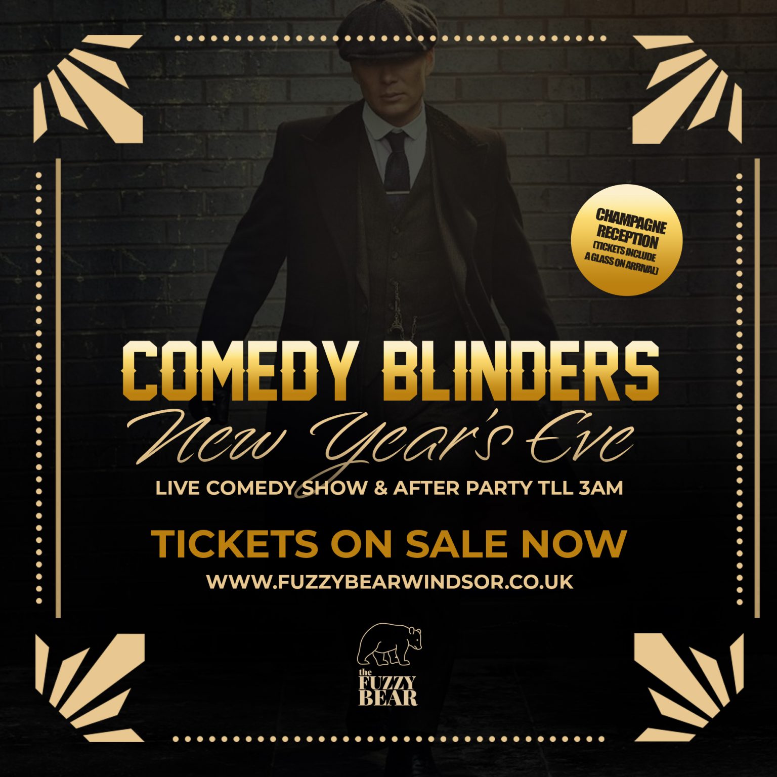 Comedy Blinders New Year's Eve Comedy Show Fuzzy Bear Comedy Club